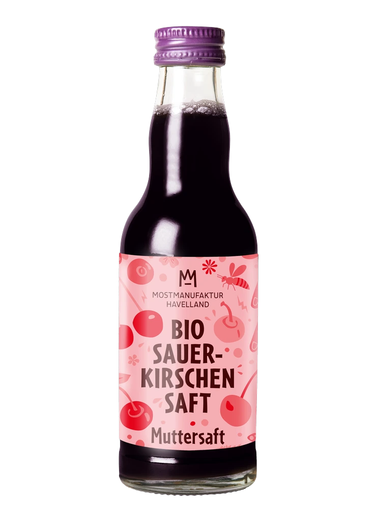 Bio-Sauerkirschen-Muttersaft 16er Karton