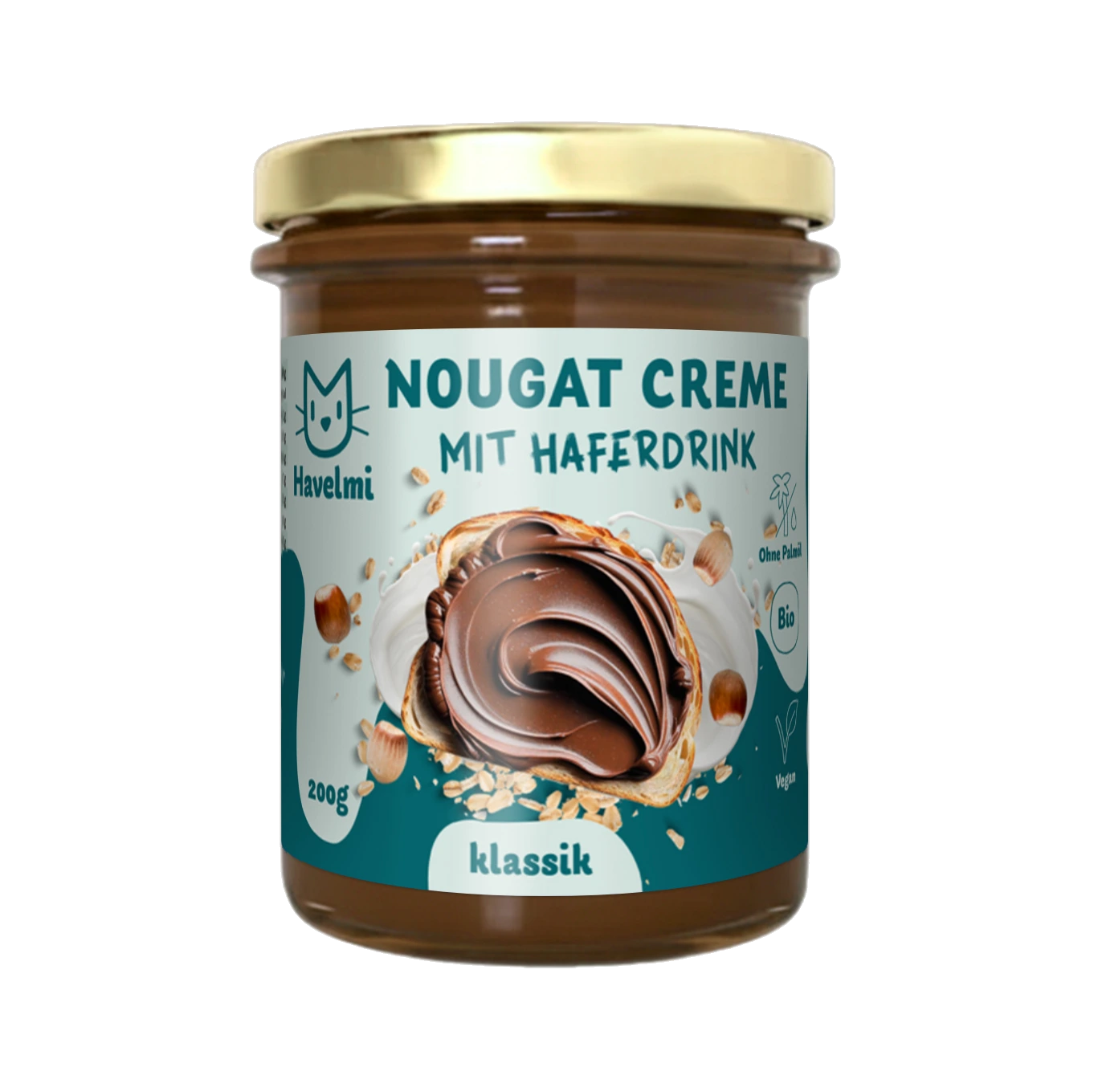 Havelmi Bio-Nuss-Nougat-Creme - Klassik (6er-Karton) – Bild 2