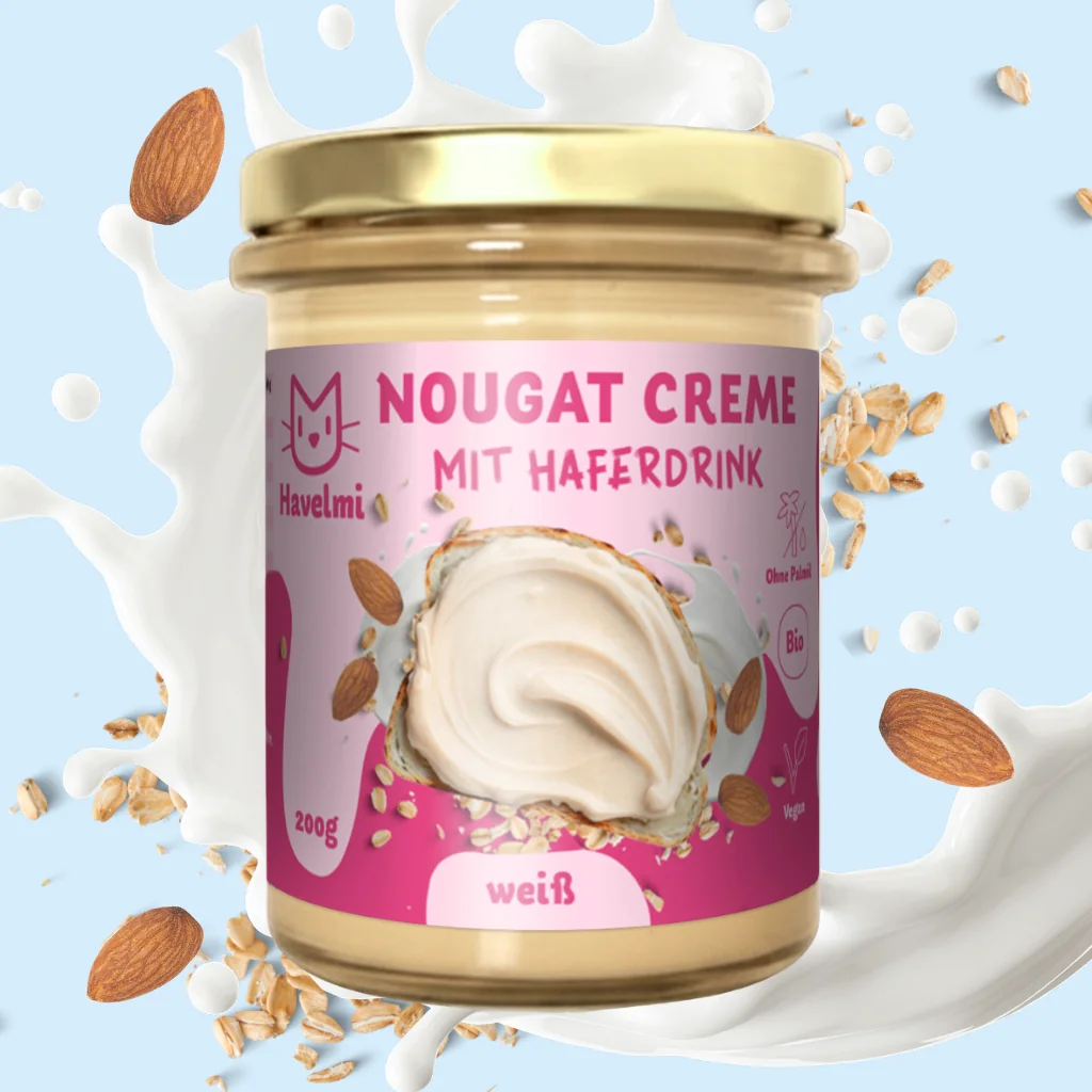 Featured image for “Havelmi Bio-Nuss-Nougat-Creme – Weiß (6er-Karton)”